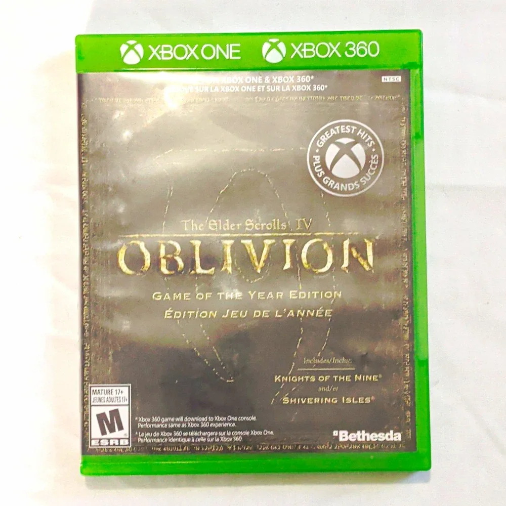 Bethesda Elder Scrolls IV: Oblivion GOTY Greatest Hits 2-Disc Xbox 360/One